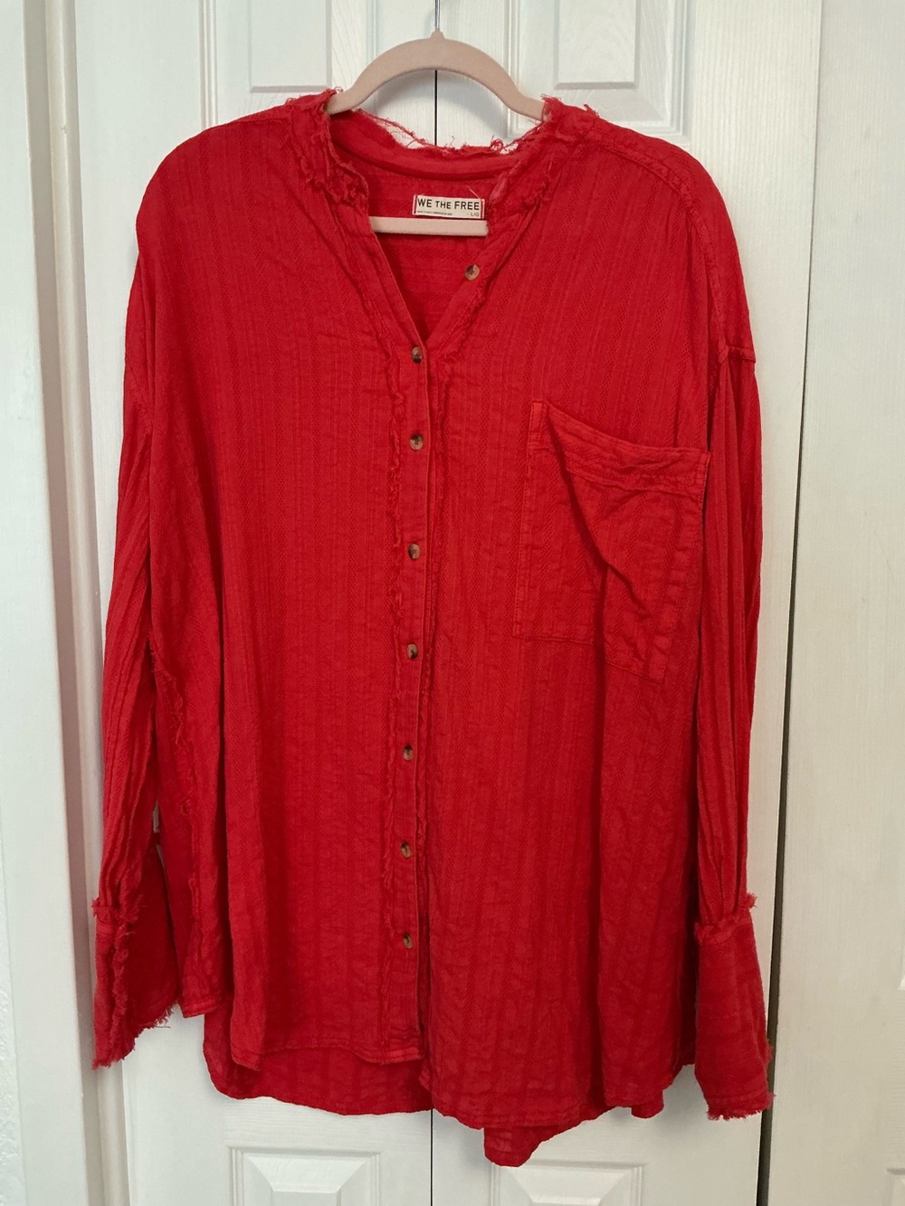 Free People We The Free Summer Sorbet Shirt,